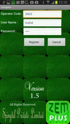 Zemplus android App screenshot 1